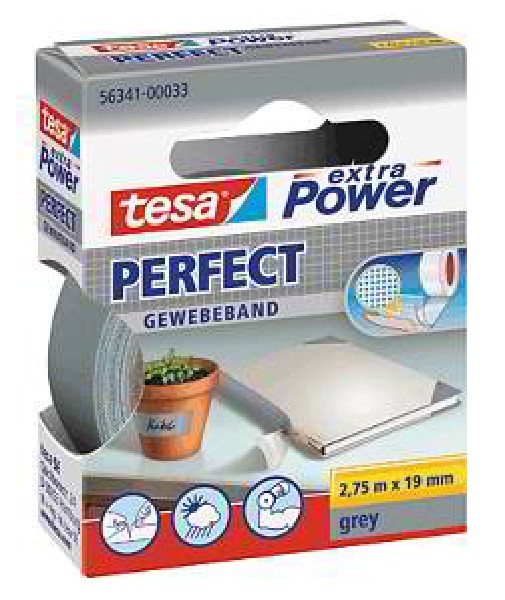[245116] TESA GEWEBEBAND GRAU   SB