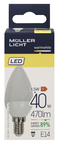 [172525] KERZE,LED-SMD,E14,4,5W,SB