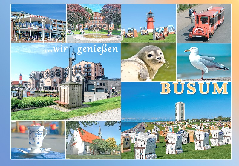[260182] AK.BÜSUM,WIR GENIEß. BÜ23