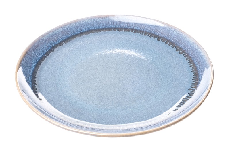 TELLER FLACH,BLAU,20,5CMD