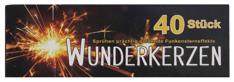 [86152] WUNDERKERZEN,40ER,17CM.FS