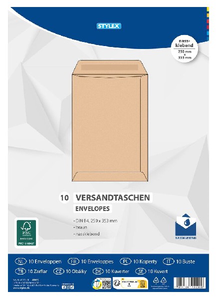 [277387] VERSANDTASCHEN B4 10ER PA