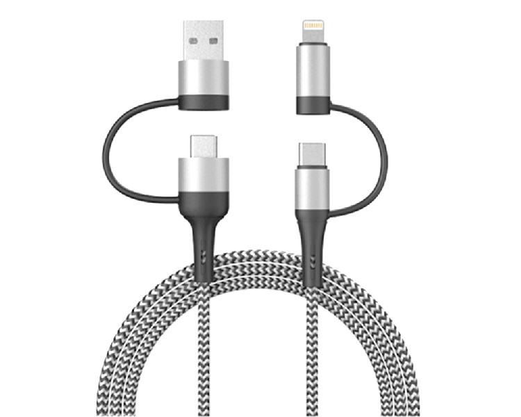 LADE-U.DATENKABEL,4IN1,SB