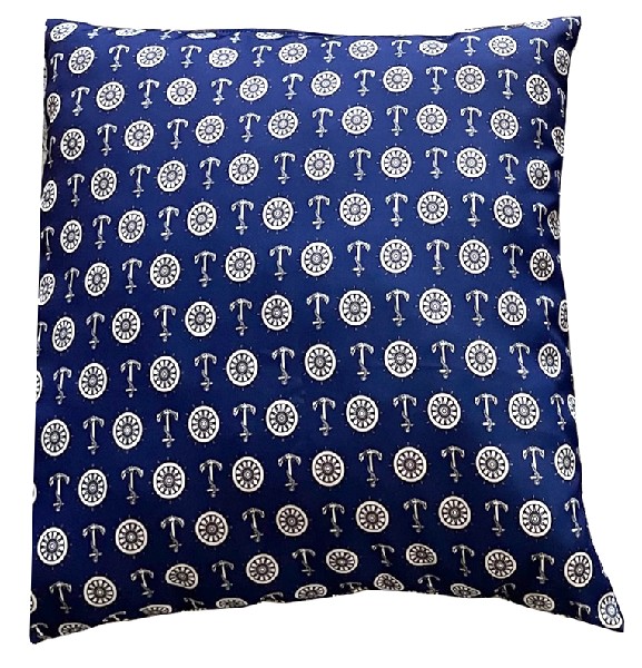 KISSEN,45X45,BLAU,ANKER,