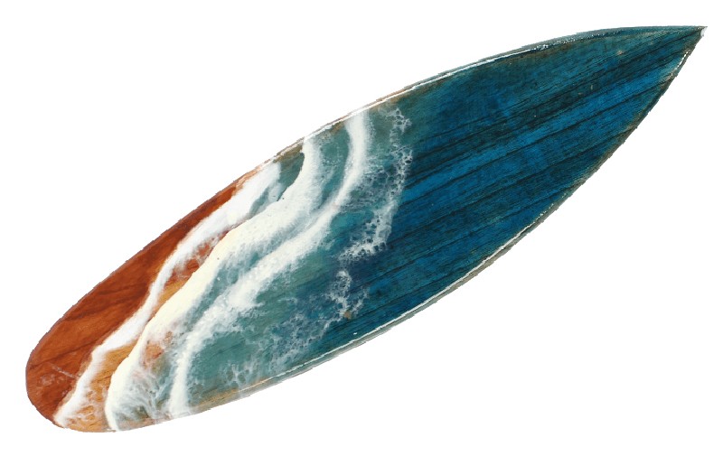 SURFBOARD,EPOXY,46X13X2CM