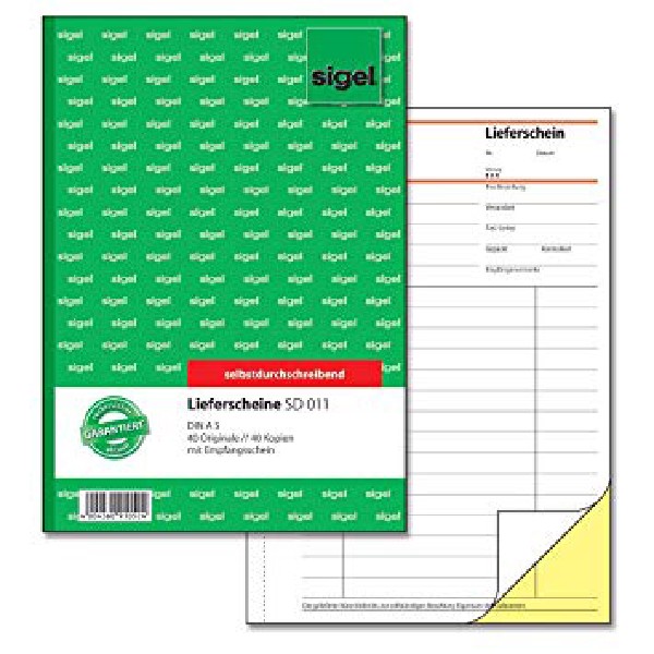 [271126] LIEFERSCHEINBUCH A5 2X40B
