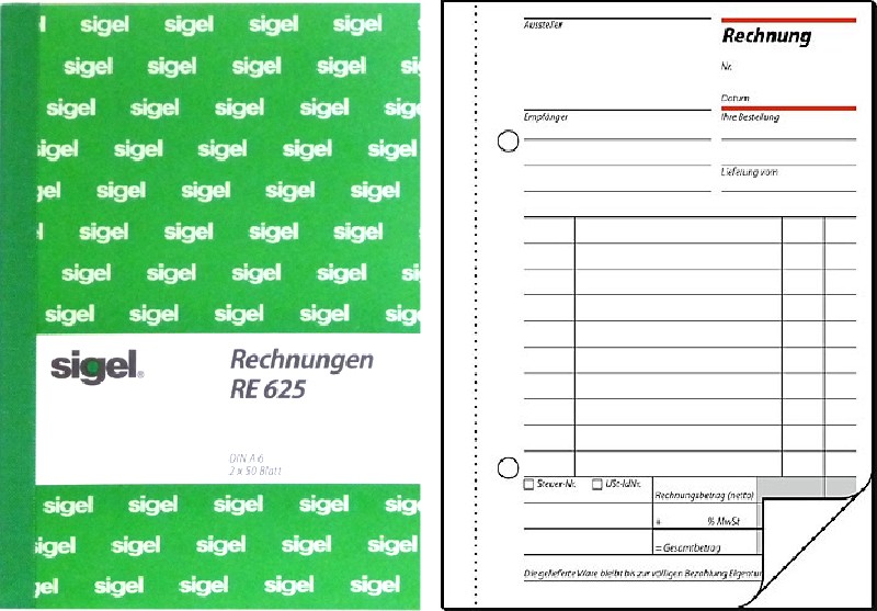 [271130] RECHNUNGSBUCH A6,2X50BLAT