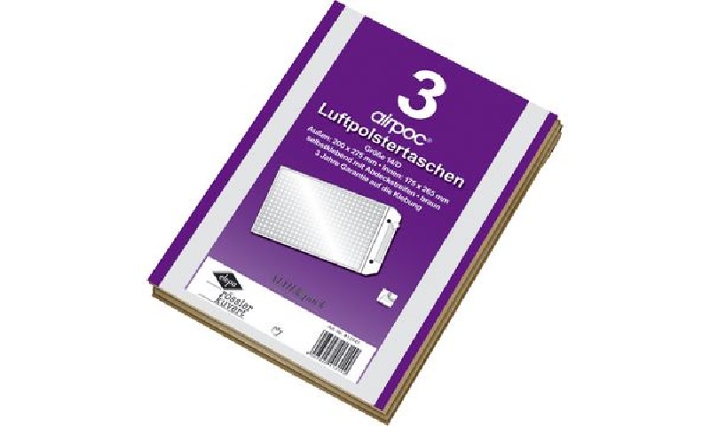 [277434] LUFTPOLSTERTASCHEN BRAUN
