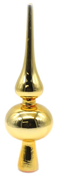 [47102] BAUMSPITZE GLAS 20CM GOLD