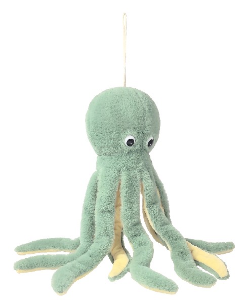 PL.OKTOPUS,GRÜN/GELB,36CM