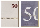 KARTE, GEBU. ZAHL 50