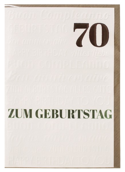 [282601] KARTE, GEBU. ZAHL 70
