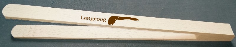 GRILLZANGE,HOLZ,ca. 32 cm