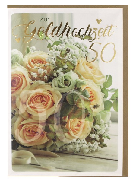 KARTE, GOLDENE HOCHZEIT