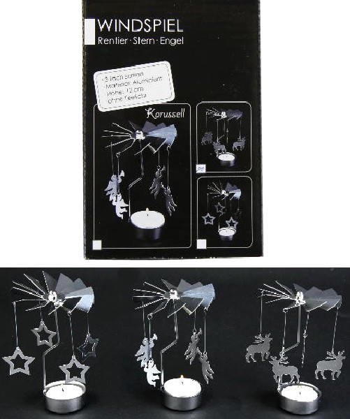 WINDSPIEL MET.3 SORT.12CM