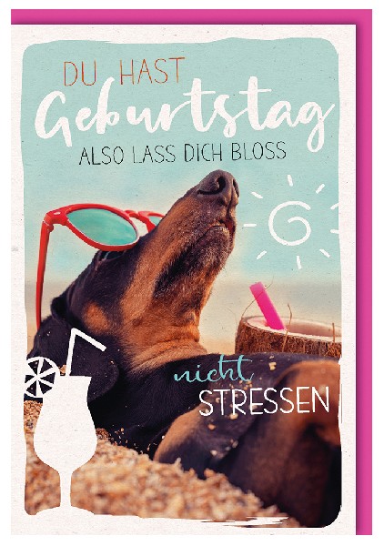 [281639] KARTE, GEBURTSTAG MARITIM