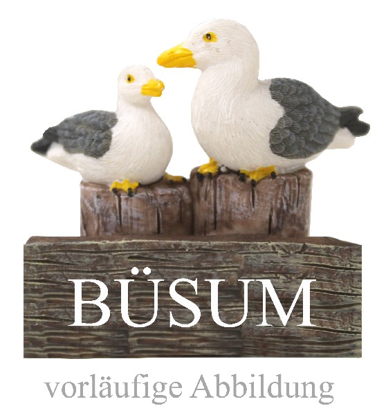 MÖWE(2)SCHILD,9CM,BÜSUM