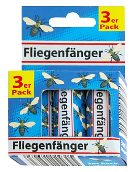 FLIEGENFÄNGER 3ER FALTSCH
