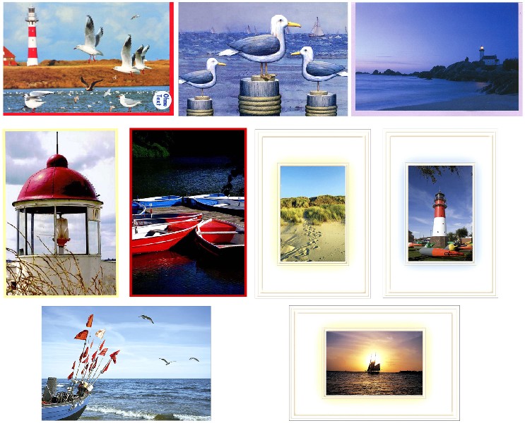 [288791] KARTE, FOTO MARITIM SORT.