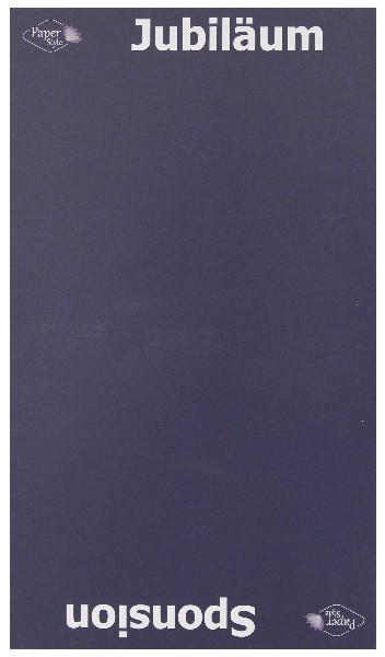 [289932] SCHILD,JUBILÄUM,SPONSION