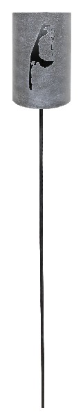 FACKEL SYLT,74CM, GRAU