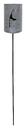 FACKEL SYLT,74CM, GRAU