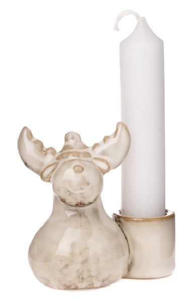 KERZENHALTER ELCH CREME