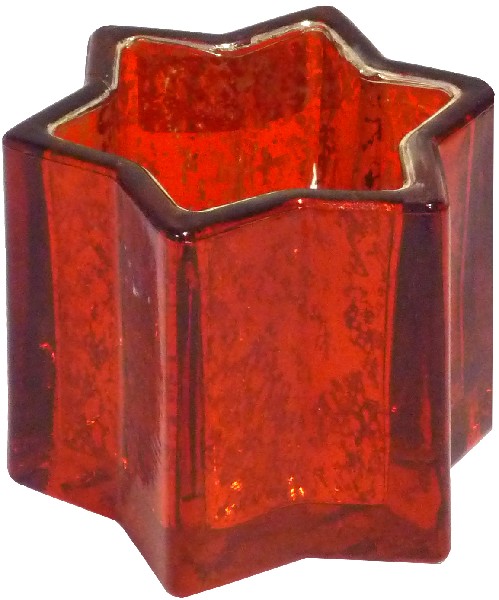 TEELICHTH. GLAS STERN