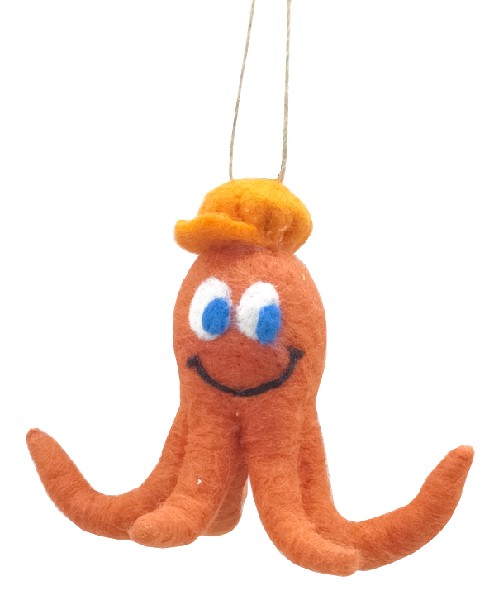 FILZ OKTOPUS+CAP,12X11CM