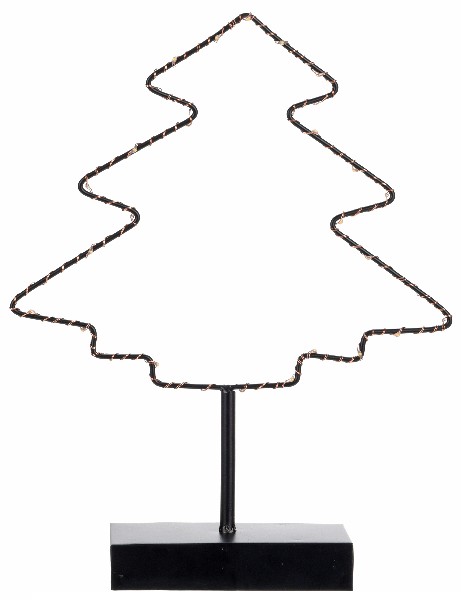 [47727] LICHTDEKO TANNE LED MET.