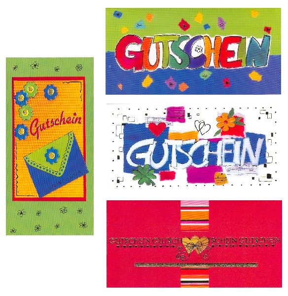 KARTE, GUTSCHEIN