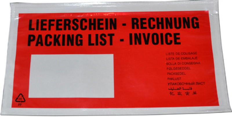 BEGLEITPAPIERTASCHE DL/SK