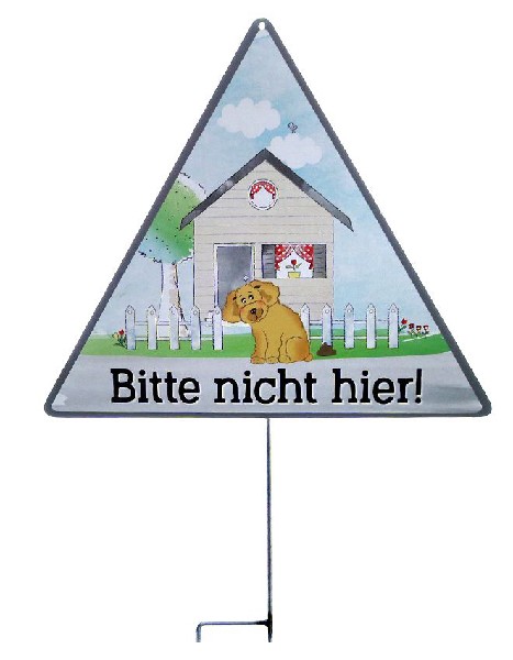 HUNDESCHILD - NICHT HIER!