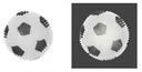 FUßBALL,S/W,LED,6,5CM,I.D