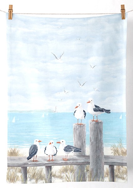 GESCHIRRTUCH, MÖWE A.STEG