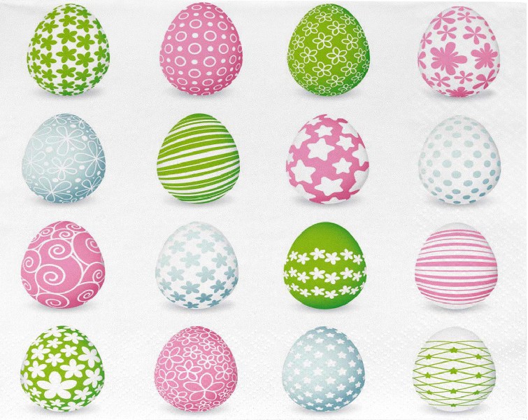 SERV.33X33CM 20ER, OSTERN