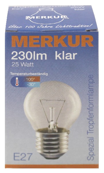 [172138] TROPFENLA. 25W KLAR E27
