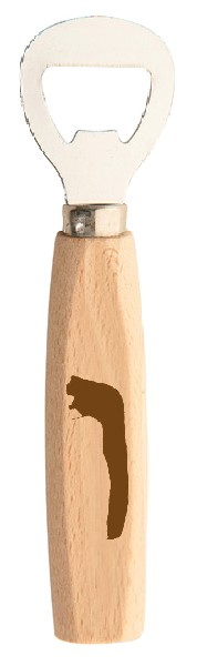 FLA-ÖFFNER,HOLZ/MET.LANGE