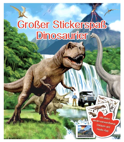 [310255] BILDERBUCH,+STICKER,DINO