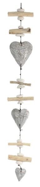 HO.HÄNGER,3HERZEN,90CM,1F