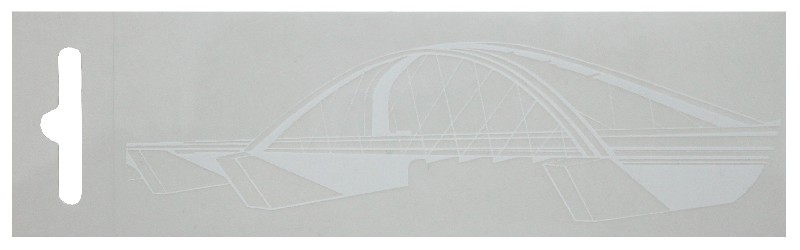 AUFKL.FEH.BRÜ.13CM WEI.SB