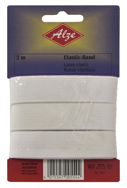 [110489] ELASTIC-BAND 2M WEISS SB