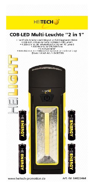 HANDLEUCHTE,COB-LED,   SB