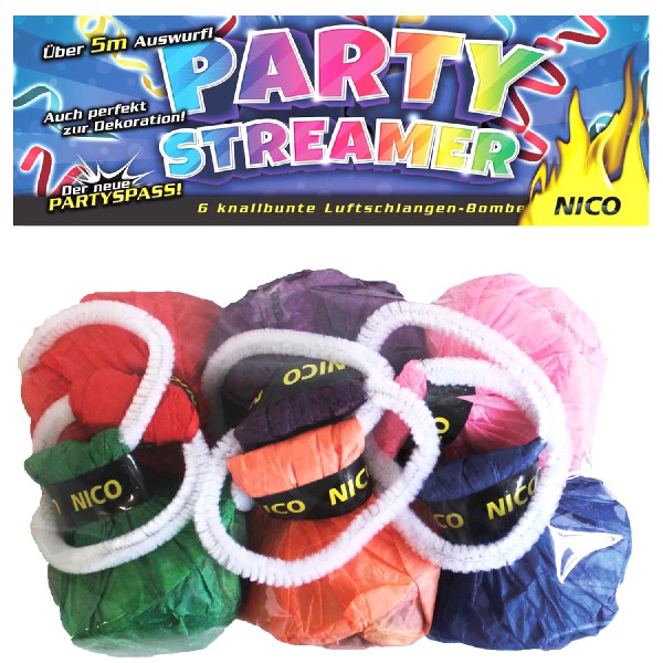 [56220] PARTY STREAMER,6ER, BTL.