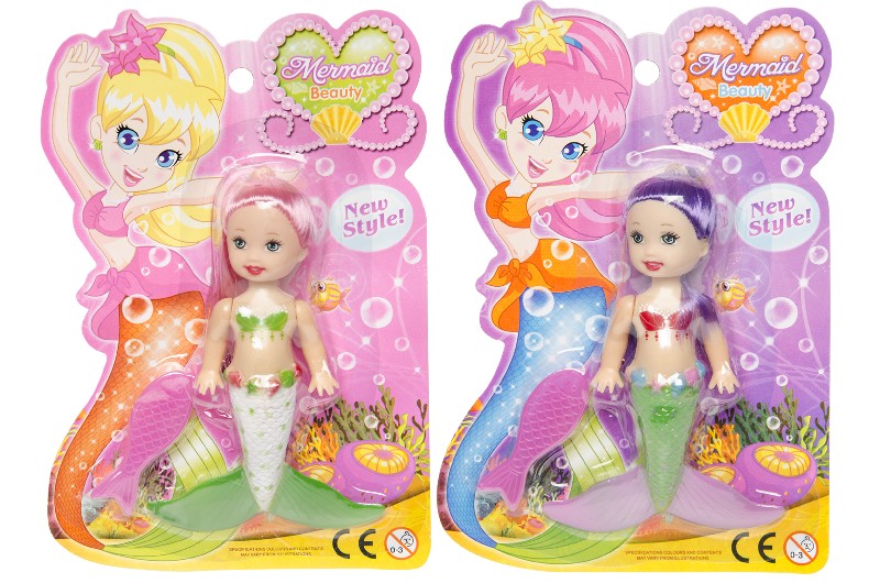 PUPPE MERMAID 11CM,2F. SB
