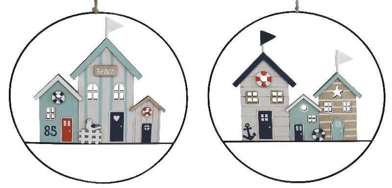 HÄNGER"STRANDHAUS,25CM,2F