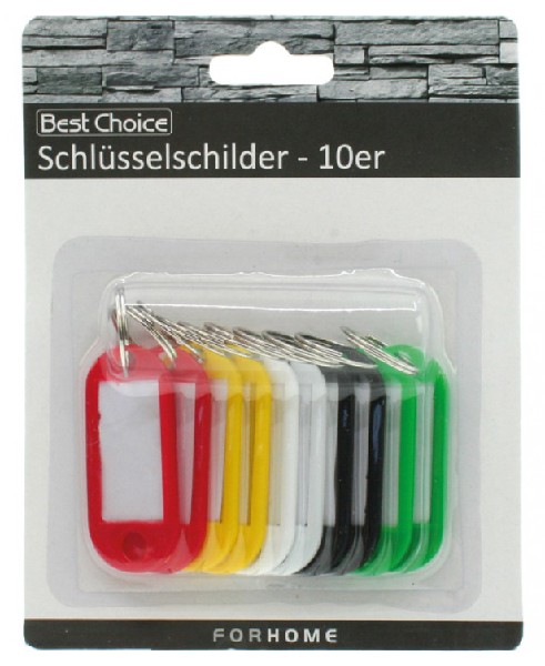 SCHLÜSSELANHÄNGER,10ER SB