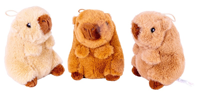 PL.CAPYBARA,15CM,3FA.SORT
