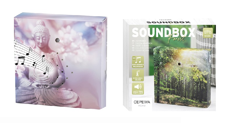 SOUNDBOX 12X12CM,4FA.SORT
