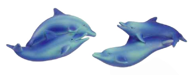 MAGN.DELFIN,BLAU,8CM,4FA